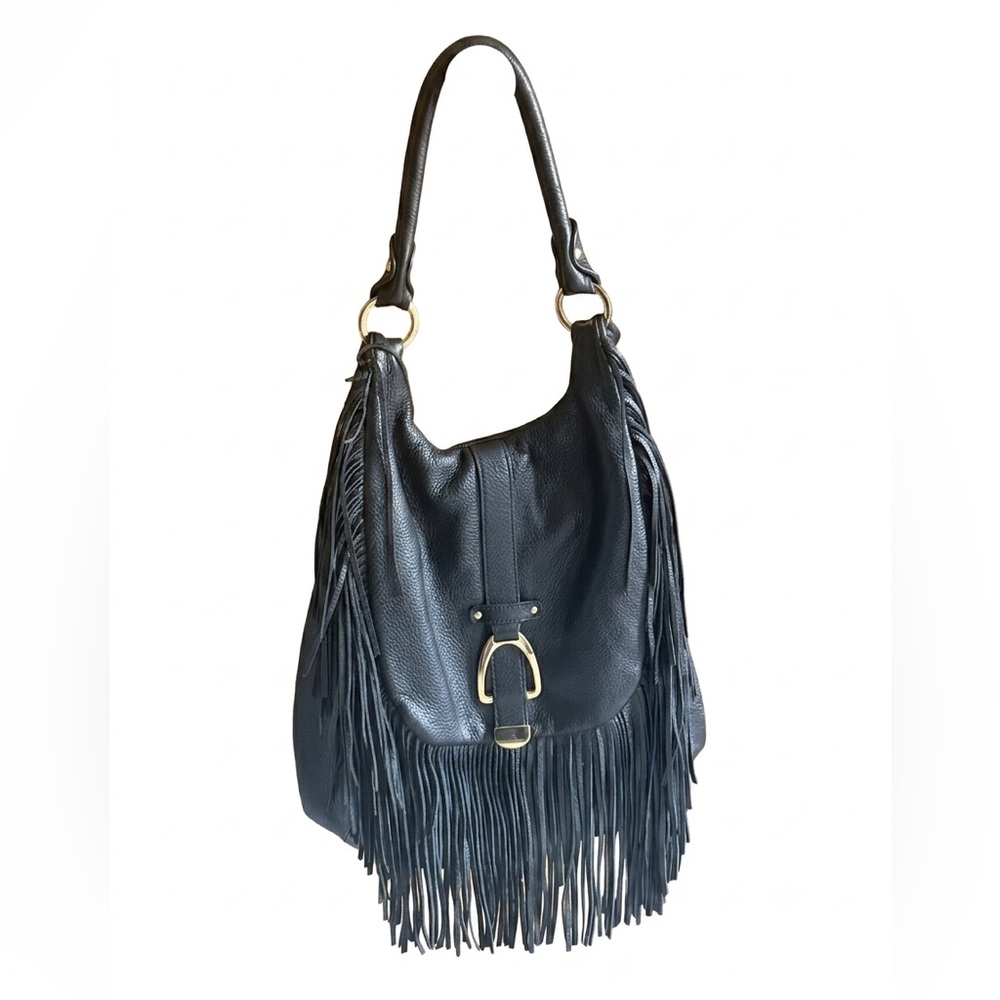 GILI Got It Love Leather Black Convertible Backpack Handbag Purse